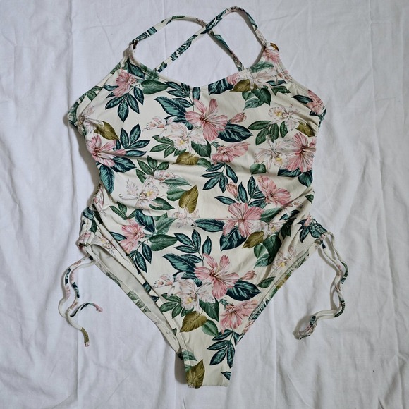 Other - Women XL One Piece Tropical Swim Bathing Suit Bikini Beach‎ Vacation Resort Wear